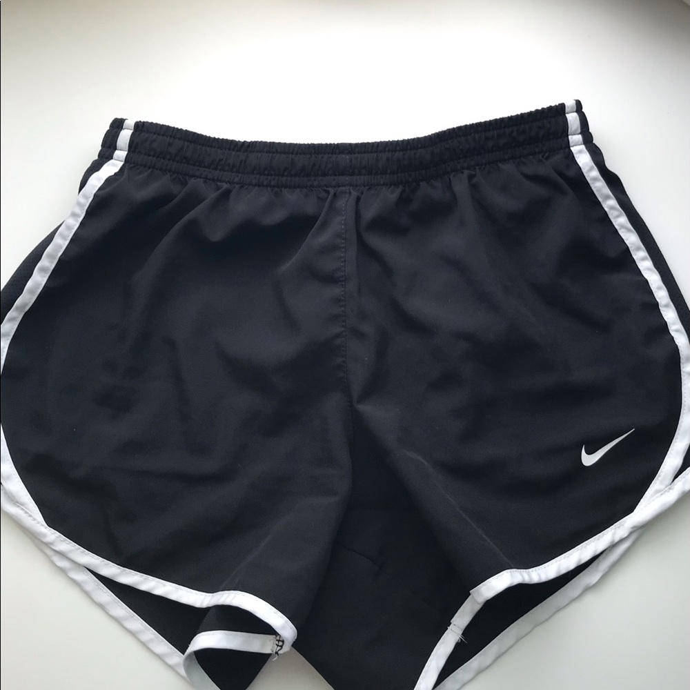 black nike shorts